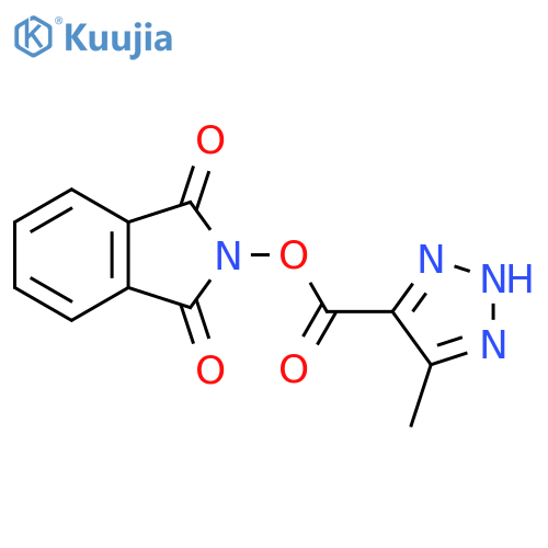 1,3-dioxo-2,3-dihydro-1H-isoindol-2-yl 5-methyl-2H-1,2,3-triazole-4-carboxylate structure
