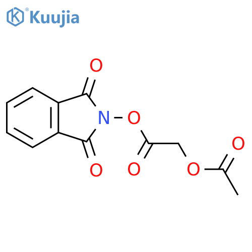 1,3-dioxo-2,3-dihydro-1H-isoindol-2-yl 2-(acetyloxy)acetate structure