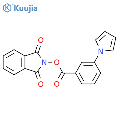 1,3-dioxo-2,3-dihydro-1H-isoindol-2-yl 3-(1H-pyrrol-1-yl)benzoate structure