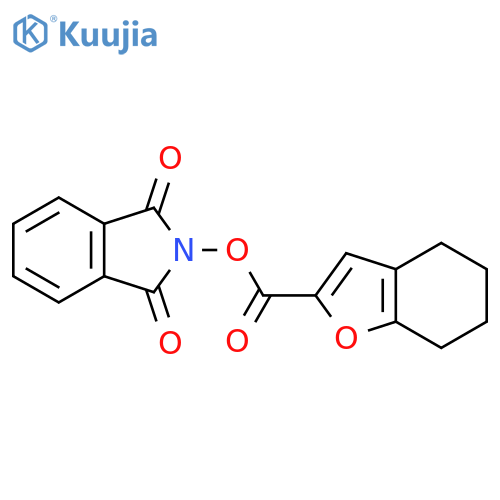 1,3-dioxo-2,3-dihydro-1H-isoindol-2-yl 4,5,6,7-tetrahydro-1-benzofuran-2-carboxylate structure