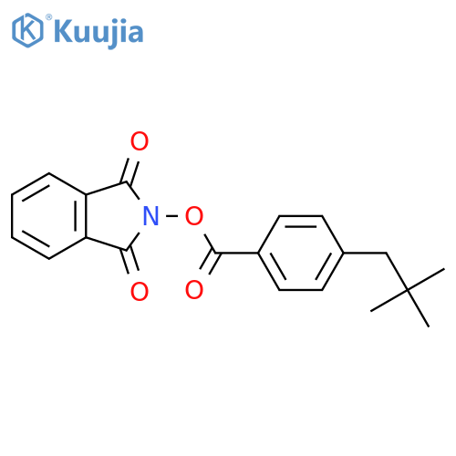 1,3-dioxo-2,3-dihydro-1H-isoindol-2-yl 4-(2,2-dimethylpropyl)benzoate structure
