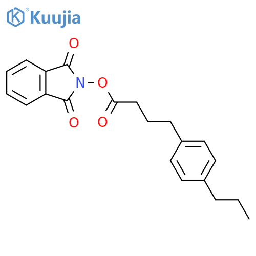 1,3-dioxo-2,3-dihydro-1H-isoindol-2-yl 4-(4-propylphenyl)butanoate structure