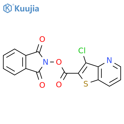 1,3-dioxo-2,3-dihydro-1H-isoindol-2-yl 3-chlorothieno[3,2-b]pyridine-2-carboxylate structure