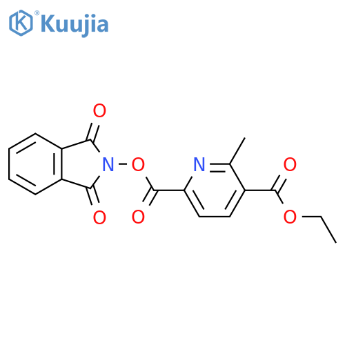 2-(1,3-dioxo-2,3-dihydro-1H-isoindol-2-yl) 5-ethyl 6-methylpyridine-2,5-dicarboxylate structure