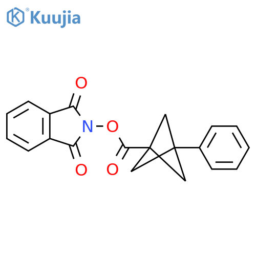 1,3-Dioxoisoindolin-2-YL 3-phenylbicyclo[1.1.1]pentane-1-carboxylate structure