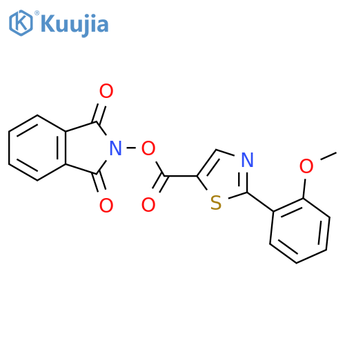 1,3-dioxo-2,3-dihydro-1H-isoindol-2-yl 2-(2-methoxyphenyl)-1,3-thiazole-5-carboxylate structure