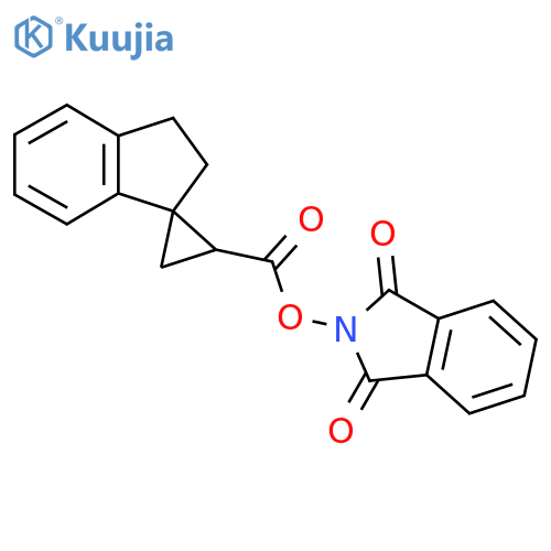 1,3-dioxo-2,3-dihydro-1H-isoindol-2-yl 2',3'-dihydrospiro[cyclopropane-1,1'-indene]-3-carboxylate structure