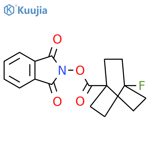 1,3-Dioxoisoindolin-2-YL 4-fluorobicyclo[2.2.2]octane-1-carboxylate structure