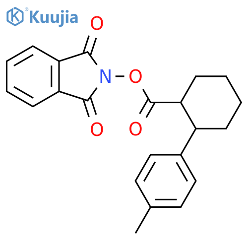 1,3-dioxo-2,3-dihydro-1H-isoindol-2-yl 2-(4-methylphenyl)cyclohexane-1-carboxylate structure