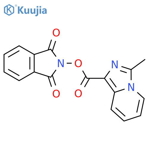 1,3-dioxo-2,3-dihydro-1H-isoindol-2-yl 3-methylimidazo[1,5-a]pyridine-1-carboxylate structure
