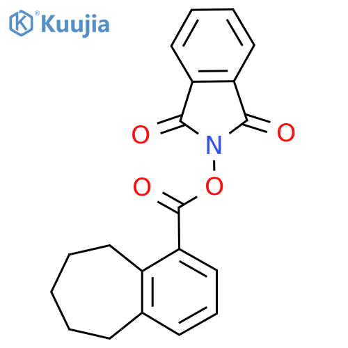 1,3-dioxo-2,3-dihydro-1H-isoindol-2-yl 6,7,8,9-tetrahydro-5H-benzo[7]annulene-1-carboxylate structure