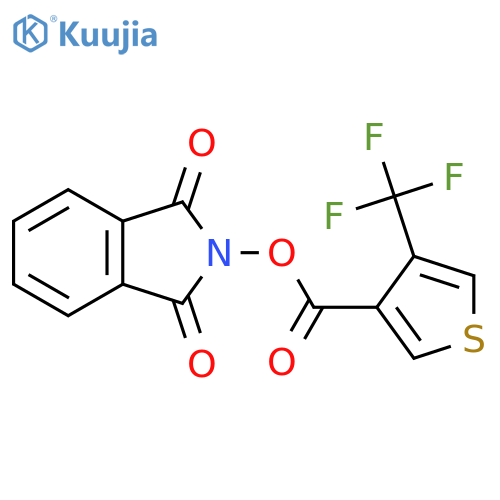 1,3-dioxo-2,3-dihydro-1H-isoindol-2-yl 4-(trifluoromethyl)thiophene-3-carboxylate structure