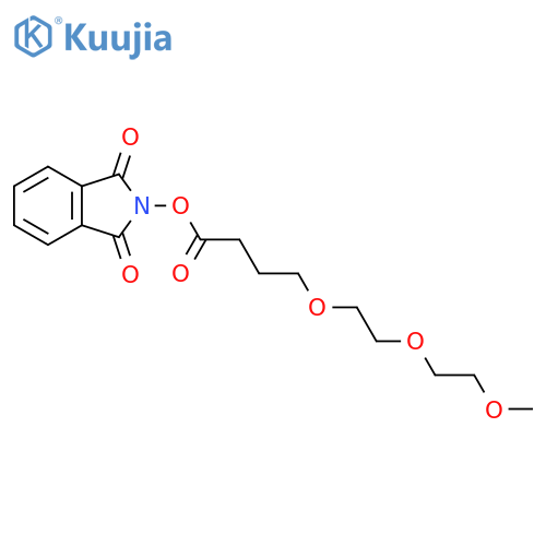 1,3-dioxo-2,3-dihydro-1H-isoindol-2-yl 4-[2-(2-methoxyethoxy)ethoxy]butanoate structure