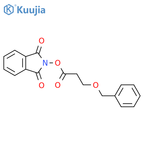 1,3-dioxo-2,3-dihydro-1H-isoindol-2-yl 3-(benzyloxy)propanoate structure