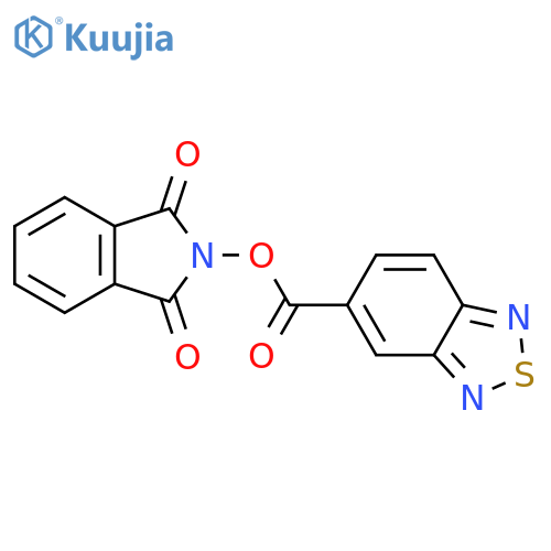 1,3-dioxo-2,3-dihydro-1H-isoindol-2-yl 2,1,3-benzothiadiazole-5-carboxylate structure