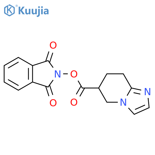 1,3-dioxo-2,3-dihydro-1H-isoindol-2-yl 5H,6H,7H,8H-imidazo[1,2-a]pyridine-6-carboxylate structure