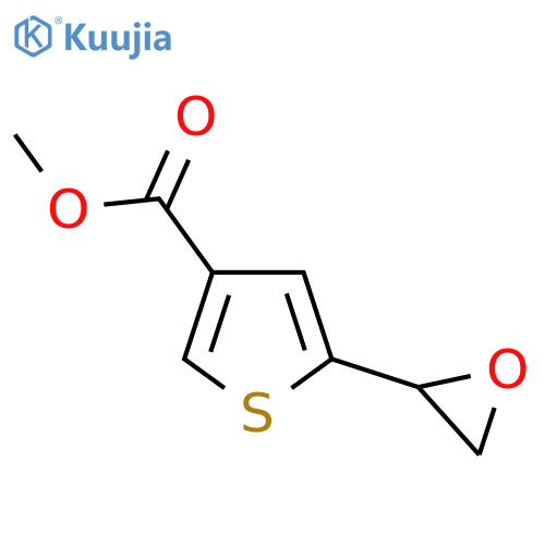 Methyl 5-(oxiran-2-yl)thiophene-3-carboxylate structure