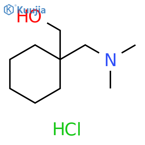 {1-[(dimethylamino)methyl]cyclohexyl}methanol hydrochloride structure