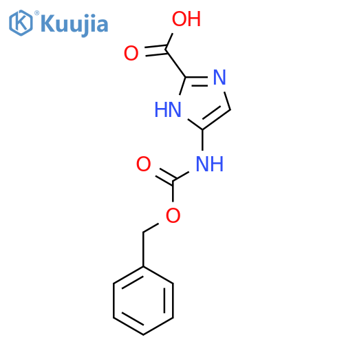 4-{[(benzyloxy)carbonyl]amino}-1H-imidazole-2-carboxylic acid structure