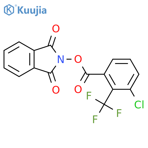 1,3-dioxo-2,3-dihydro-1H-isoindol-2-yl 3-chloro-2-(trifluoromethyl)benzoate structure