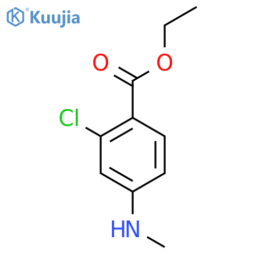 Ethyl 2-chloro-4-(methylamino)benzoate structure