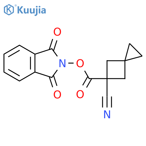 1,3-dioxo-2,3-dihydro-1H-isoindol-2-yl 5-cyanospiro[2.3]hexane-5-carboxylate structure