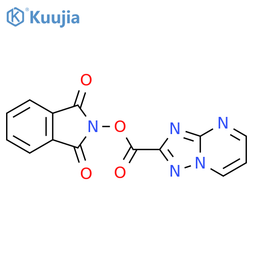 1,3-dioxo-2,3-dihydro-1H-isoindol-2-yl [1,2,4]triazolo[1,5-a]pyrimidine-2-carboxylate structure