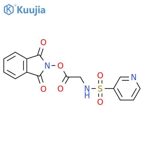 1,3-dioxo-2,3-dihydro-1H-isoindol-2-yl 2-(pyridine-3-sulfonamido)acetate structure