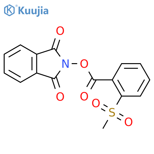 1,3-dioxo-2,3-dihydro-1H-isoindol-2-yl 2-methanesulfonylbenzoate structure