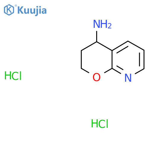 3,4-Dihydro-2H-pyrano[2,3-b]pyridin-4-ylamine dihydrochloride structure