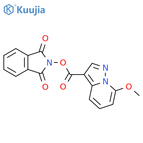 1,3-dioxo-2,3-dihydro-1H-isoindol-2-yl 7-methoxypyrazolo[1,5-a]pyridine-3-carboxylate structure