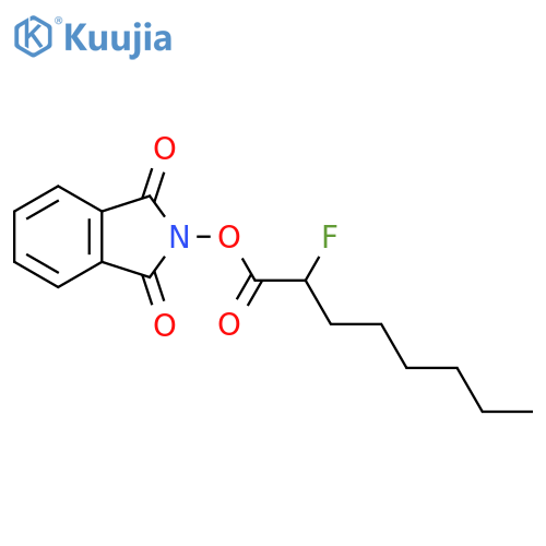 1,3-dioxo-2,3-dihydro-1H-isoindol-2-yl 2-fluorooctanoate structure