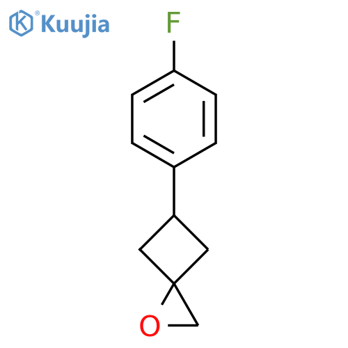 5-(4-Fluorophenyl)-1-oxaspiro[2.3]hexane structure