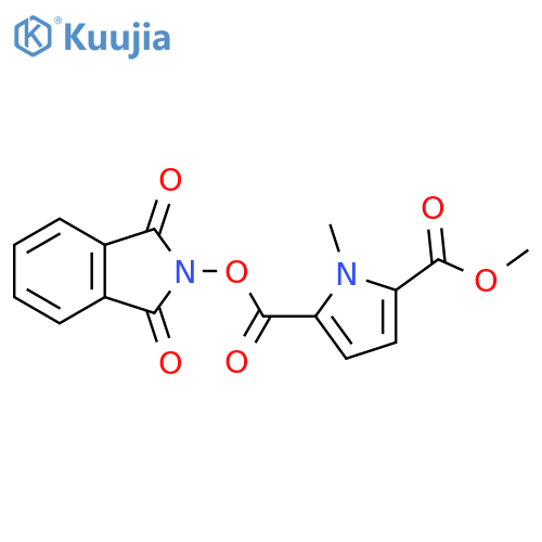 2-(1,3-dioxo-2,3-dihydro-1H-isoindol-2-yl) 5-methyl 1-methyl-1H-pyrrole-2,5-dicarboxylate structure