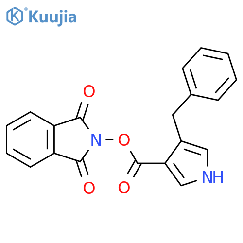 1,3-dioxo-2,3-dihydro-1H-isoindol-2-yl 4-benzyl-1H-pyrrole-3-carboxylate structure