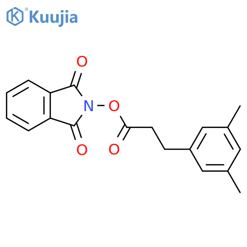 1,3-dioxo-2,3-dihydro-1H-isoindol-2-yl 3-(3,5-dimethylphenyl)propanoate structure
