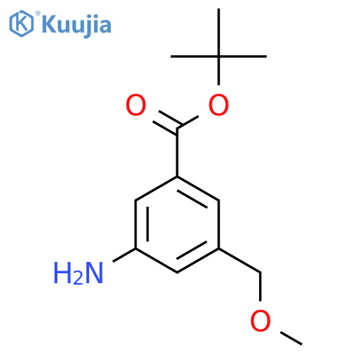Tert-butyl 3-amino-5-(methoxymethyl)benzoate structure