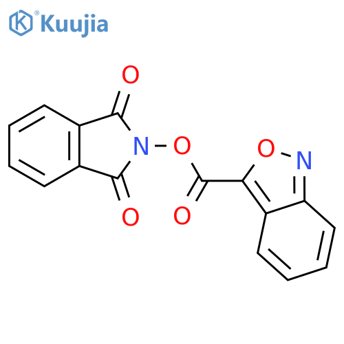1,3-dioxo-2,3-dihydro-1H-isoindol-2-yl 2,1-benzoxazole-3-carboxylate structure