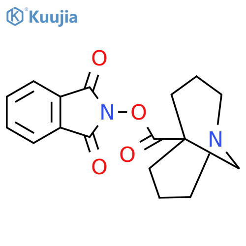1,3-dioxo-2,3-dihydro-1H-isoindol-2-yl 1-azabicyclo[3.3.1]nonane-5-carboxylate structure