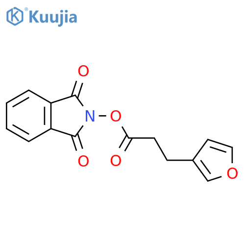 1,3-dioxo-2,3-dihydro-1H-isoindol-2-yl 3-(furan-3-yl)propanoate structure