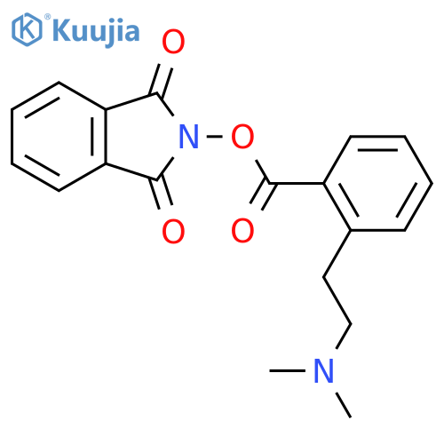 1,3-dioxo-2,3-dihydro-1H-isoindol-2-yl 2-[2-(dimethylamino)ethyl]benzoate structure