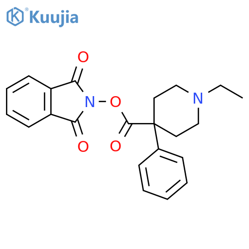 1,3-dioxo-2,3-dihydro-1H-isoindol-2-yl 1-ethyl-4-phenylpiperidine-4-carboxylate structure