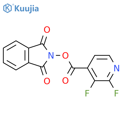 1,3-dioxo-2,3-dihydro-1H-isoindol-2-yl 2,3-difluoropyridine-4-carboxylate structure