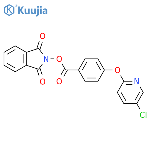 1,3-dioxo-2,3-dihydro-1H-isoindol-2-yl 4-[(5-chloropyridin-2-yl)oxy]benzoate structure