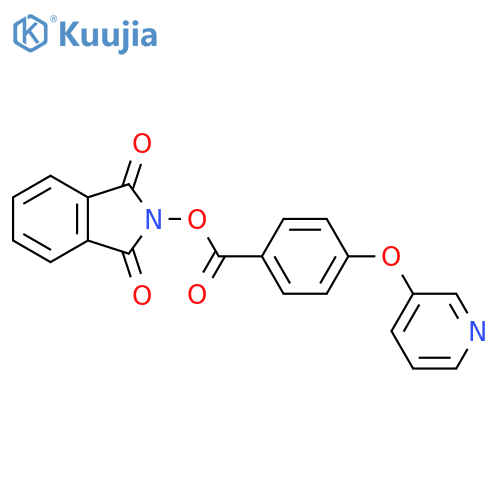 1,3-dioxo-2,3-dihydro-1H-isoindol-2-yl 4-(pyridin-3-yloxy)benzoate structure