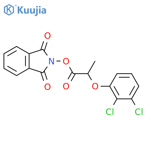 1,3-dioxo-2,3-dihydro-1H-isoindol-2-yl 2-(2,3-dichlorophenoxy)propanoate structure