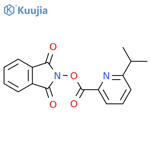 1,3-dioxo-2,3-dihydro-1H-isoindol-2-yl 6-(propan-2-yl)pyridine-2-carboxylate structure