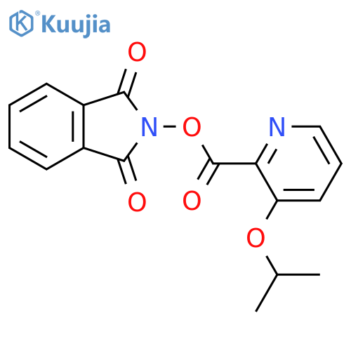 1,3-dioxo-2,3-dihydro-1H-isoindol-2-yl 3-(propan-2-yloxy)pyridine-2-carboxylate structure