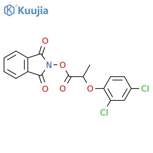 1,3-dioxo-2,3-dihydro-1H-isoindol-2-yl 2-(2,4-dichlorophenoxy)propanoate structure