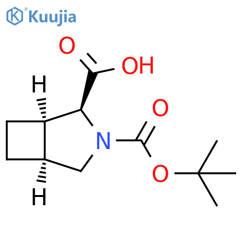 3-Azabicyclo[3.2.0]heptane-2,3-dicarboxylic acid, 3-(1,1-dimethylethyl) ester, (1R,2S,5S)-rel- structure